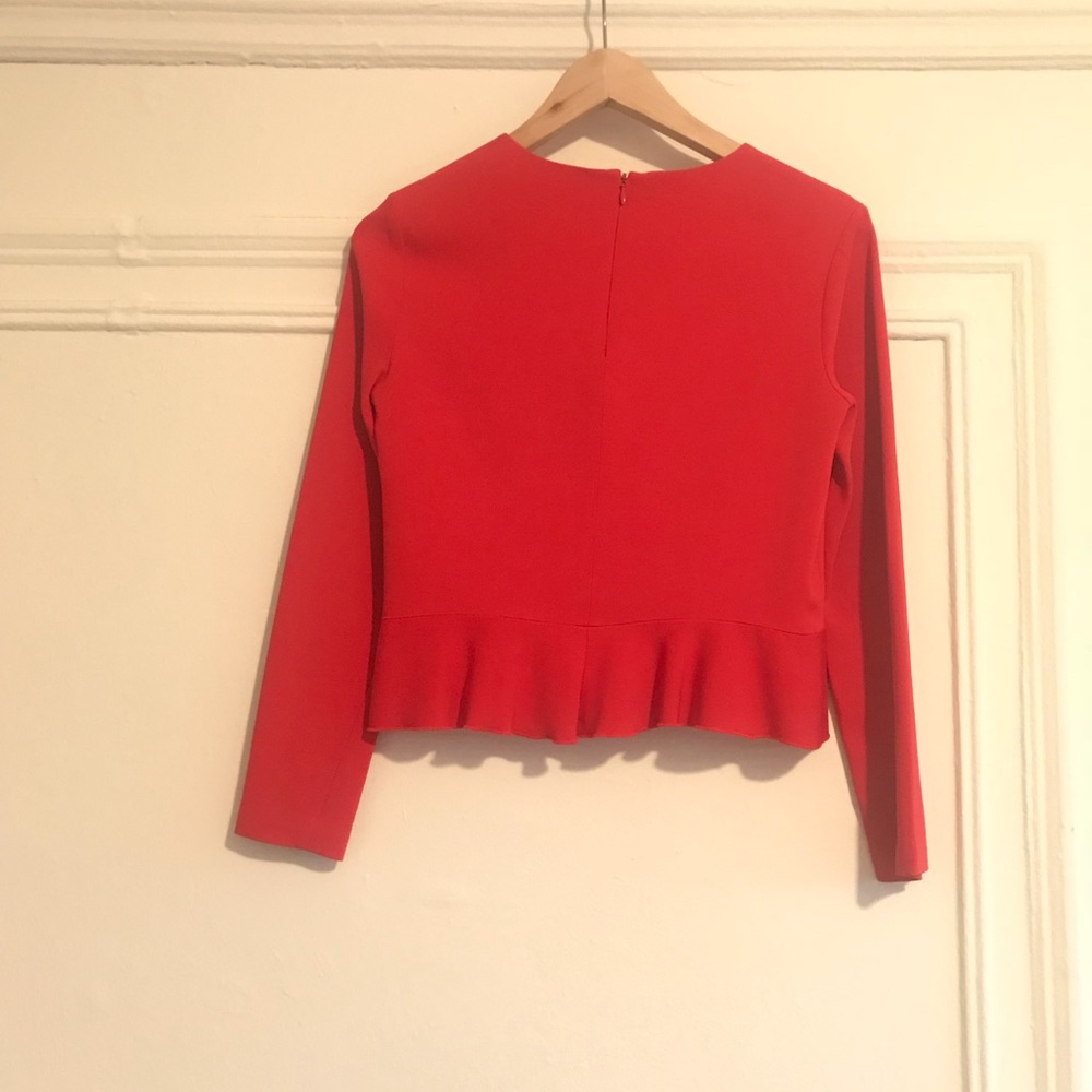 SOLD A.L.C. Ann Peplum BlouseL - Picture 3 of 5
